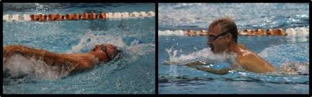 backstroke breaststroke